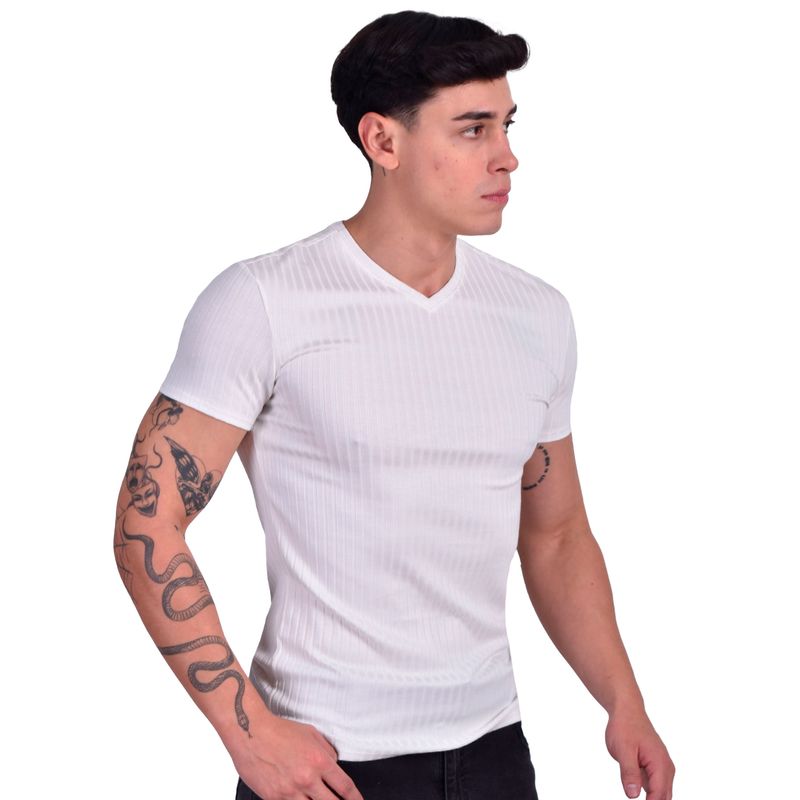 -POLO-MANGA-CORTA-EN-CUELLO-V---MARFIL