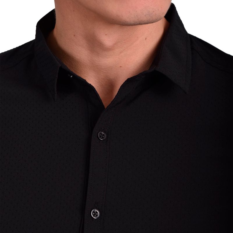 CAMISA-MANGA-CORTA-PERFECT-FIT---NEGRO