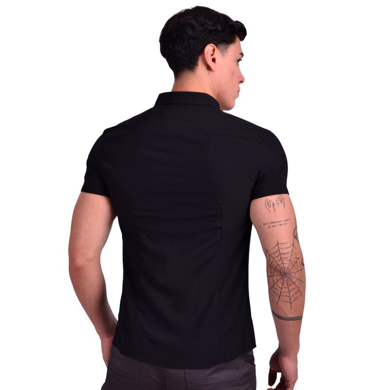 CAMISA-MANGA-CORTA-PERFECT-FIT---NEGRO
