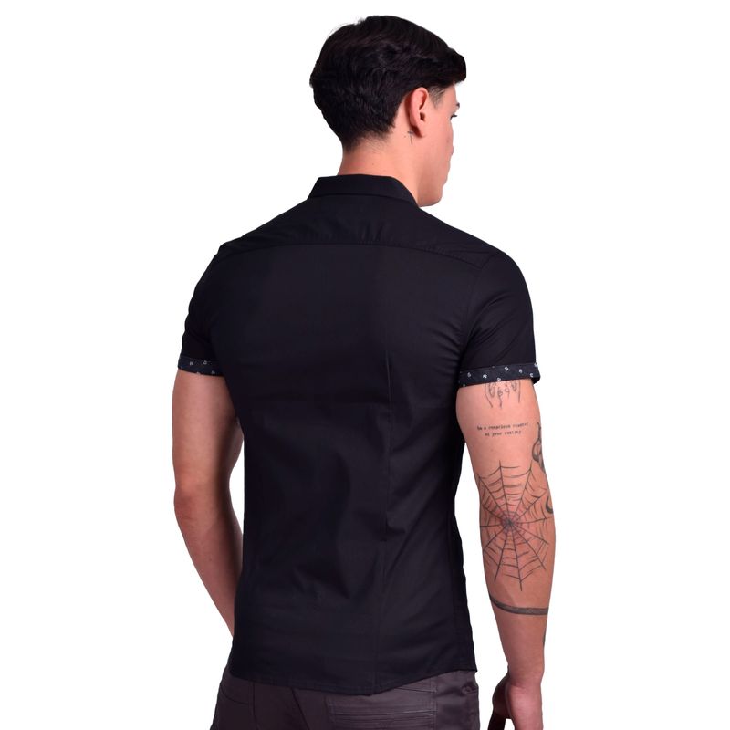 CAMISA-MANGA-CORTA-PERFECT-FIT---NEGRO