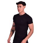 POLO-MANGA-CORTA-EN-CUELLO-REDONDO---NEGRO