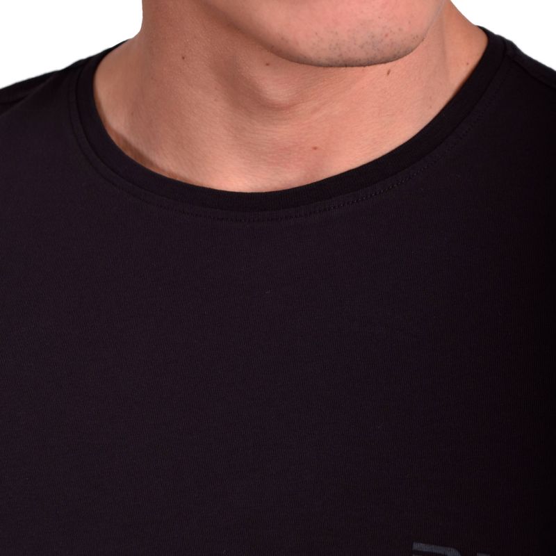 POLO-MANGA-CORTA-EN-CUELLO-REDONDO---NEGRO
