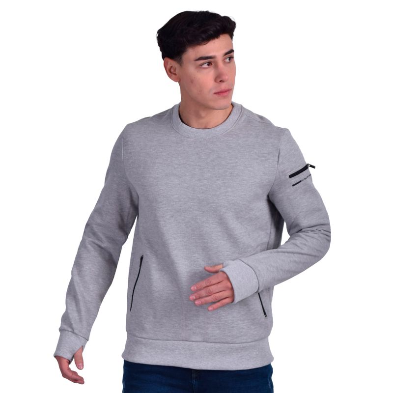 SWEATSHIRT-SLIM-FIT---MELANGE