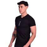 POLO-CUELLO-V-MANGA-CORTA---NEGRO