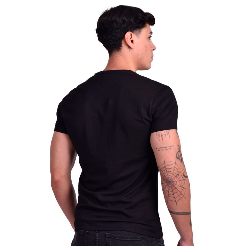 POLO-CUELLO-V-MANGA-CORTA---NEGRO