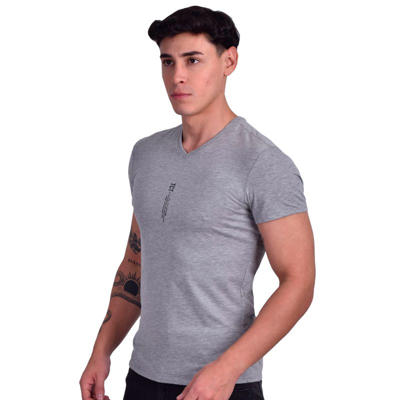 POLO-CUELLO-V-MANGA-CORTA---MELANGE