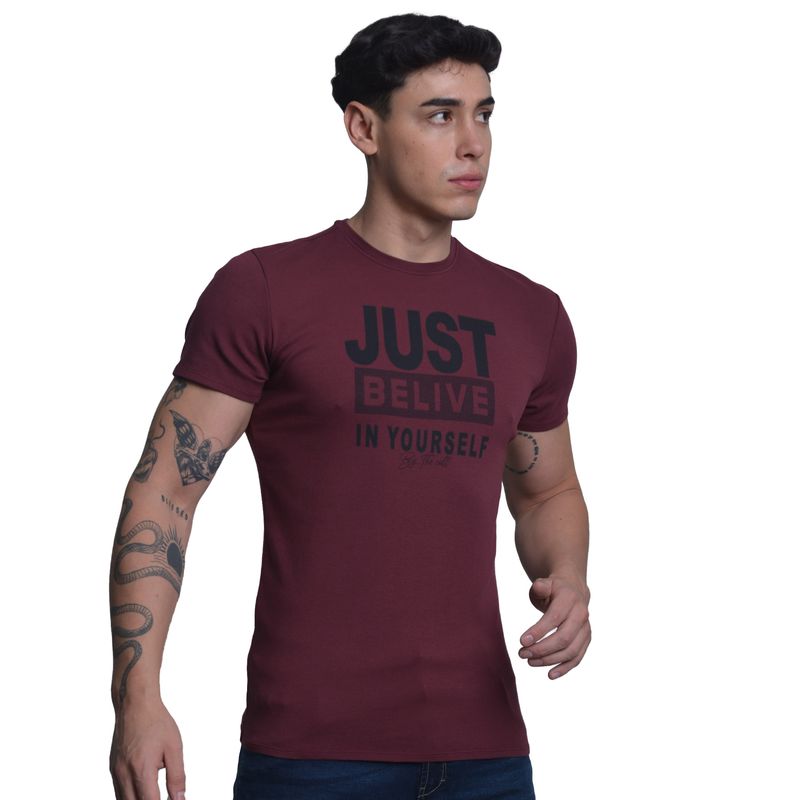 POLO-CUELLO-REDONDO-MANGA-CORTA---BURGUNDY