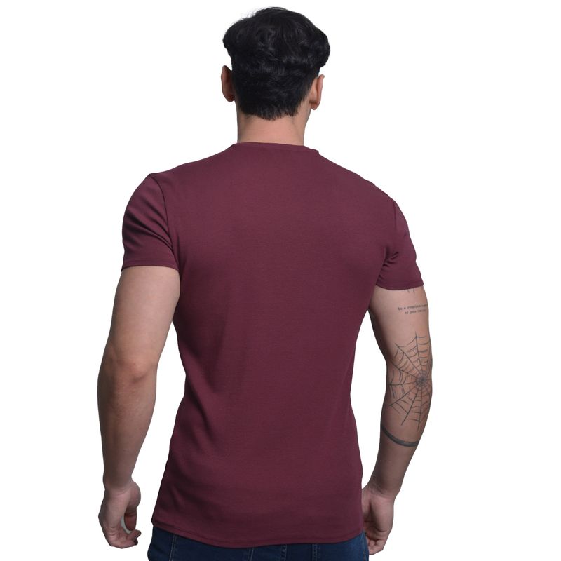 POLO-CUELLO-REDONDO-MANGA-CORTA---BURGUNDY