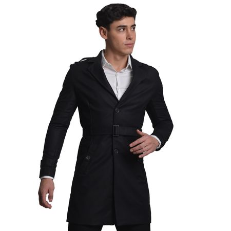 SACO CORTO SATINADO MATE - NEGRO