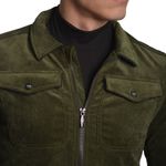 CASACACORDUROICONFORRODEPELUCHEVERDEMILITAR