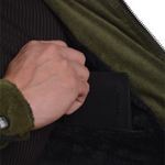 CASACACORDUROICONFORRODEPELUCHEVERDEMILITAR