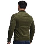 CASACACORDUROICONFORRODEPELUCHEVERDEMILITAR