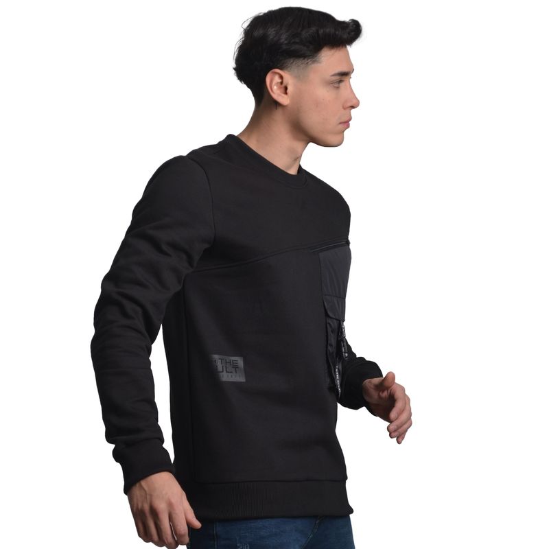 SWEATSHIRT-OVERSIZE-CON-BOLSILLO-CARGO---NEGRO