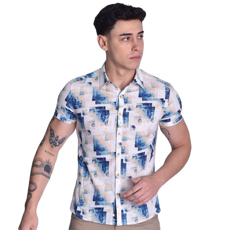 CAMISA-MANGA-CORTA-PERFECT-FIT---AZUBEIG