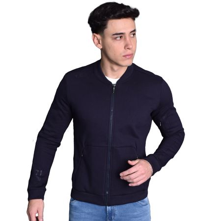 CHAQUETA BOMBER PERFECT FIT - AZUL NOCHE