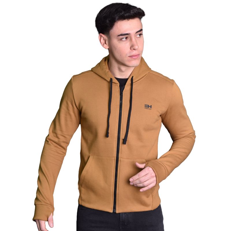 HOODIE-CON-CREMALLERA-PERFECT-FIT---CAMELL