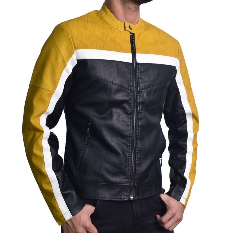 CASACA-CUERO-ESTILO-MOTOCICLISTA-PERFECT-FIT---NEGRO