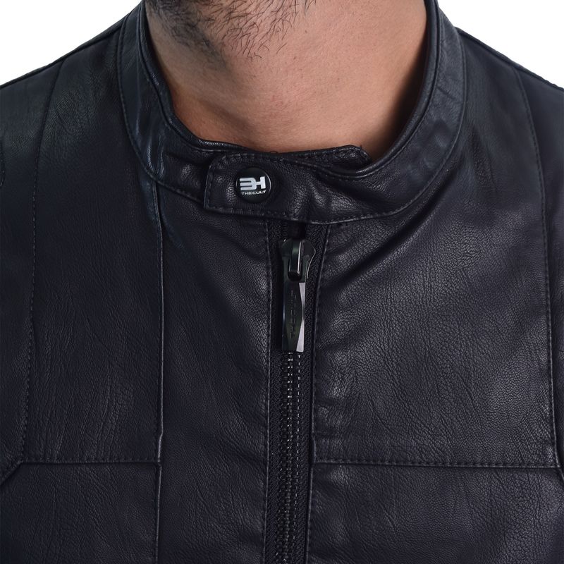 CASACACUEROESTILOMOTOCICLISTAPERFECTFITNEGRO