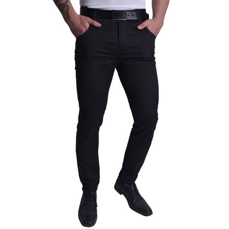 PANTALON DRILL CONFORT SEMIPITILLO - PLOMO
