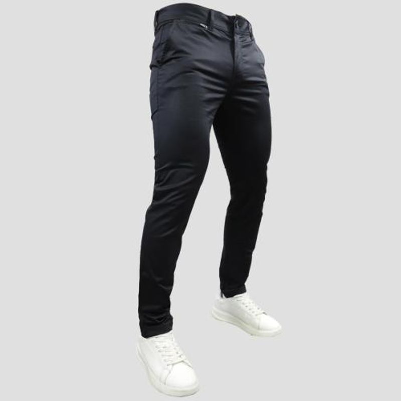 PANTALON SATIN CONFORT SEMIPITILLO NEGRO