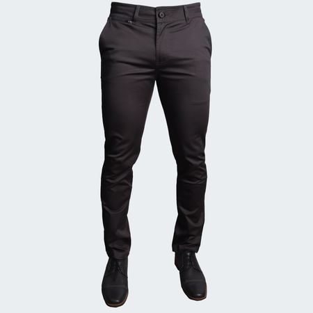 PANTALON SATIN CONFORT SEMIPITILLO - PLOMO