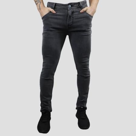 PANTALON DENIM CONFORT PITILLO - PLATA