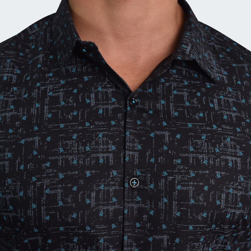 CAMISA-MANGA-CORTA-PERFECT-FIT---NEGRO