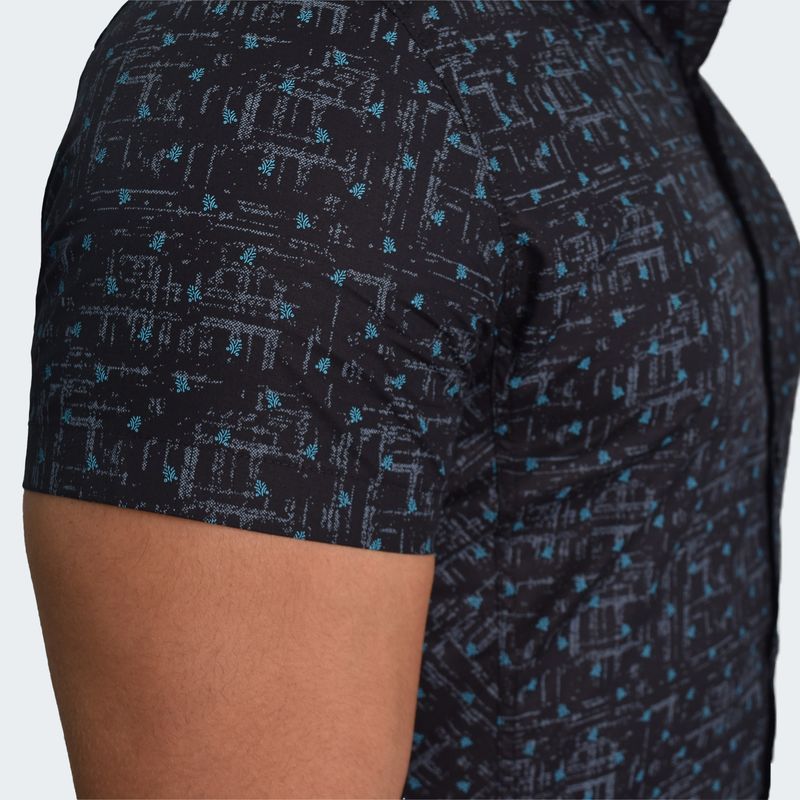 CAMISA-MANGA-CORTA-PERFECT-FIT---NEGRO
