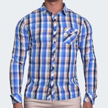 CAMISA MANGA LARGA PERFECT FIT - AZUCEL