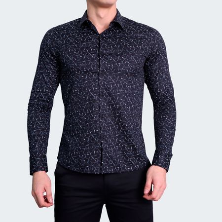 CAMISA MANGA LARGA PERFECT FIT - NEBLA