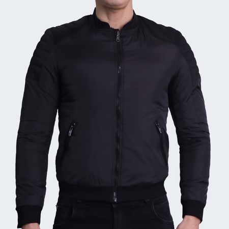 CASACA ACOLCHADA REVERSIBLE PERFECT FIT - NEGRO