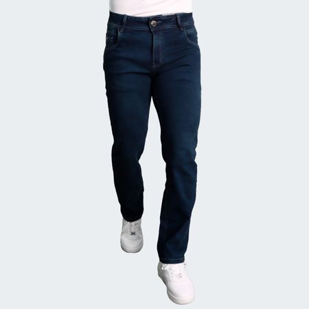 PANTALON DENIM CONFORT ENTUBADO - ACERO