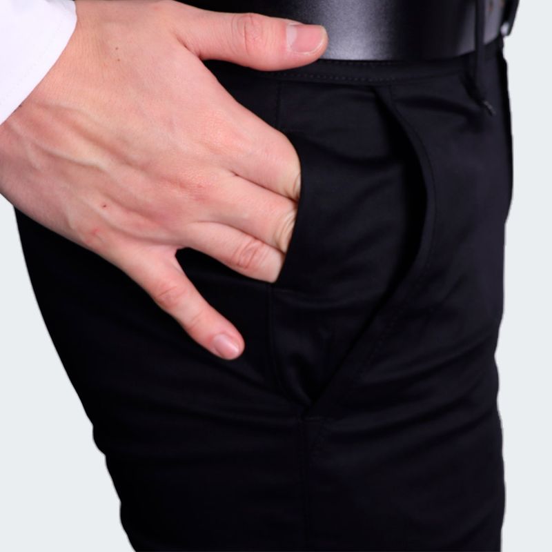 PANTALON-DRILL-CONFORT-ENTUBADO---NEGRO