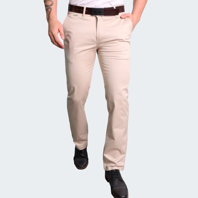 PANTALON-DRILL-CONFORT-ENTUBADO---ARENA