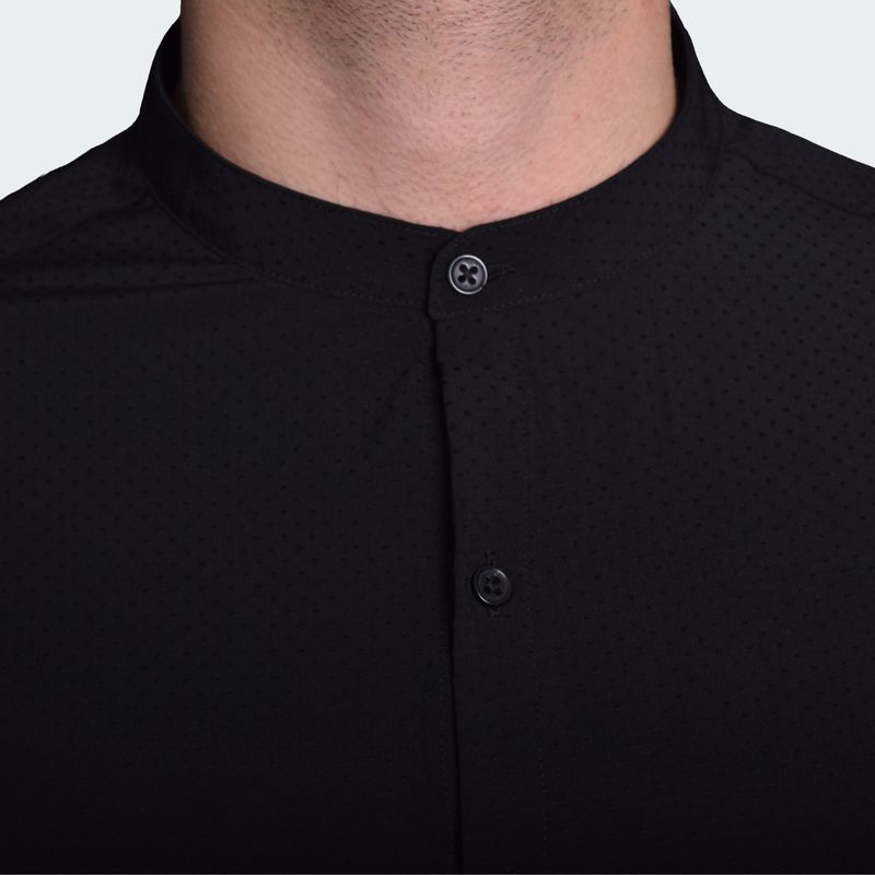 CAMISAMANGALARGACUELLONERUPERFECTFIT