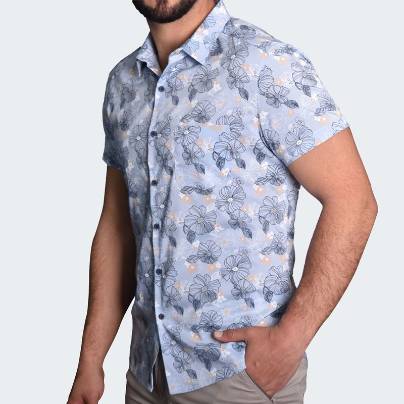 CAMISA-MANGA-CORTA-PERFECT-FIT---CELESTE