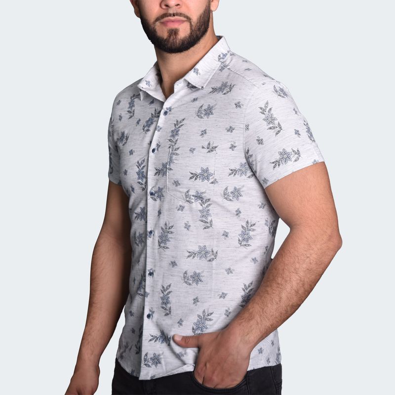 CAMISA-MANGA-CORTA-PERFECT-FIT---GRIS