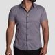 CAMISAMANGACORTAREVERSIBLEGREY