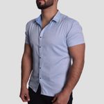 CAMISA MANGA CORTA REVERSIBLE - SKY