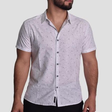 CAMISA MANGA CORTA PERFECT FIT - BLANCO
