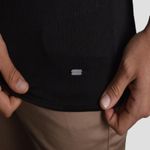 POLO-JACQUARD-MANGA-CORTA-CUELLO-REDONDO---NEGRO