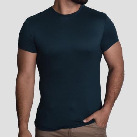 POLO MANGA CORTA CUELLO REDONDO - VERDE