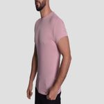POLO-ACANALADO-MANGA-CORTA-CUELLO-REDONDO---ROSA