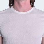 POLO-JACQUARD-MANGA-CORTA-CUELLO-REDONDO---MARFIL