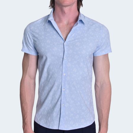 CAMISA MANGA CORTA PERFECT FIT - SKY