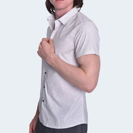 CAMISA MANGA CORTA PERFECT FIT - GREY