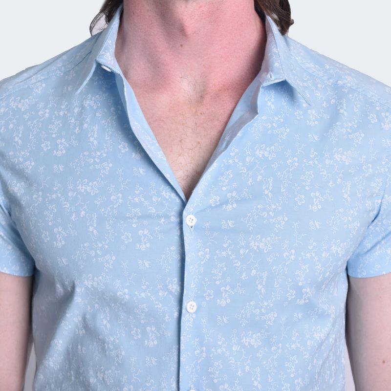 CAMISAMANGACORTAPERFECTFITSKY