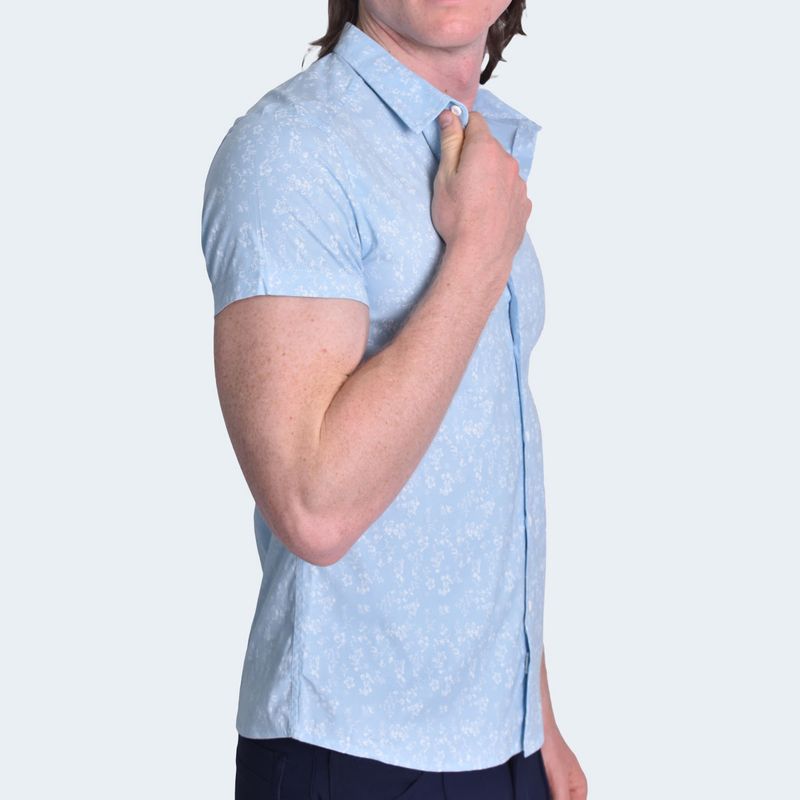 CAMISAMANGACORTAPERFECTFITSKY