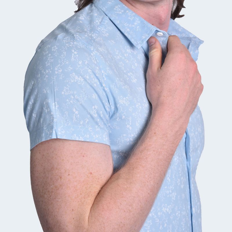 CAMISAMANGACORTAPERFECTFITSKY