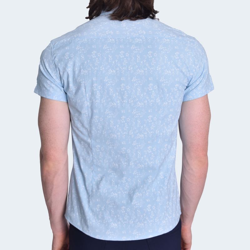 CAMISAMANGACORTAPERFECTFITSKY